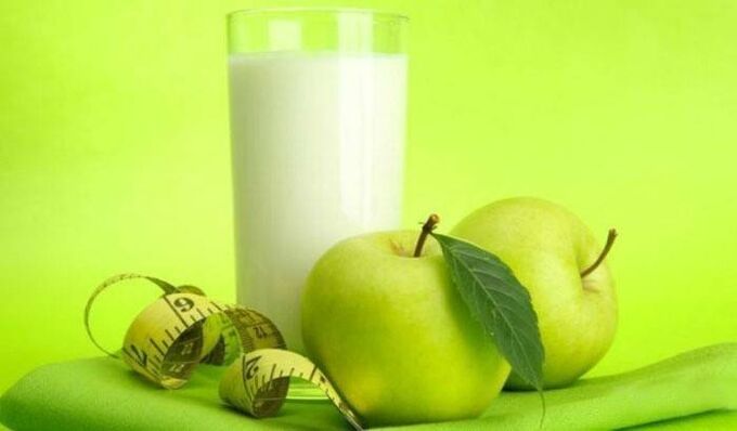 Kefir i jabłka na odchudzanie