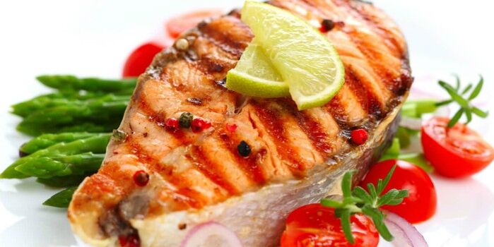 ryba z warzywami do utraty wagi