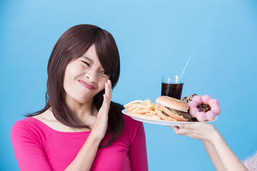 unikanie niezdrowej żywności na diecie nieketonowej
