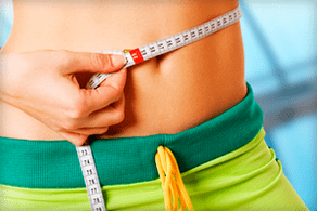 pomiar talii po ćwiczeniach w celu utraty wagi
